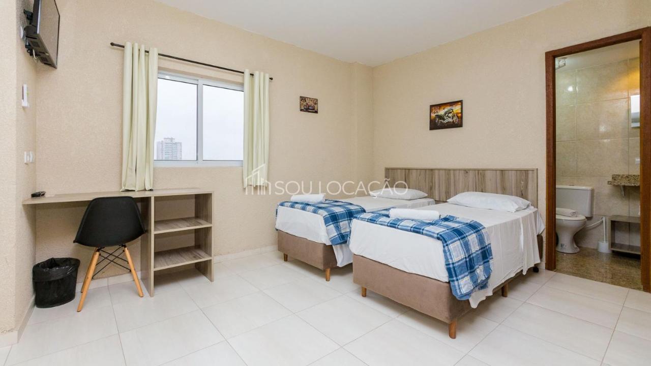 Estudios Confortaveis Com Precos Acessiveis Totalmente Mobiliados Curitiba Bagian luar foto
