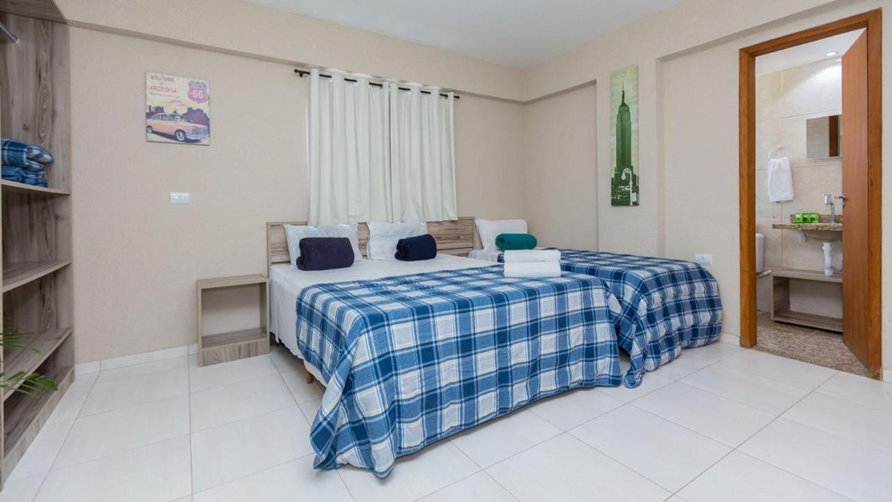 Estudios Confortaveis Com Precos Acessiveis Totalmente Mobiliados Curitiba Bagian luar foto
