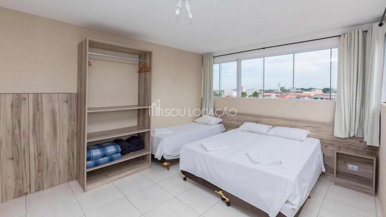 Estudios Confortaveis Com Precos Acessiveis Totalmente Mobiliados Curitiba Bagian luar foto
